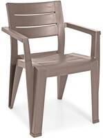 Krzesło ogrodowe fotelowe JULIE - cappuccino