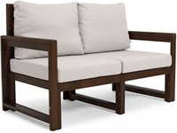 Sofa modułowa MALTA 2-osobowa ciemny brąz/szary