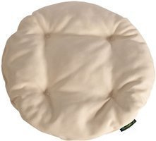 Poduszka okrągła na krzesło OFELIA 36 cm - kremowa