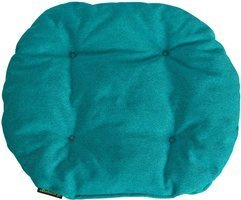 Poduszka na krzesło KAMILA 43 x 40 cm - turkusowa