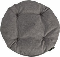 Poduszka okrągła na krzesło OFELIA 36 cm - jasnoszara