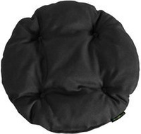 Poduszka okrągła na krzesło OFELIA 36 cm - czarna