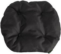 Poduszka na krzesło KAMILA 43 x 40 cm - czarna