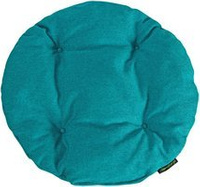 Poduszka okrągła na krzesło OFELIA 36 cm - turkusowa